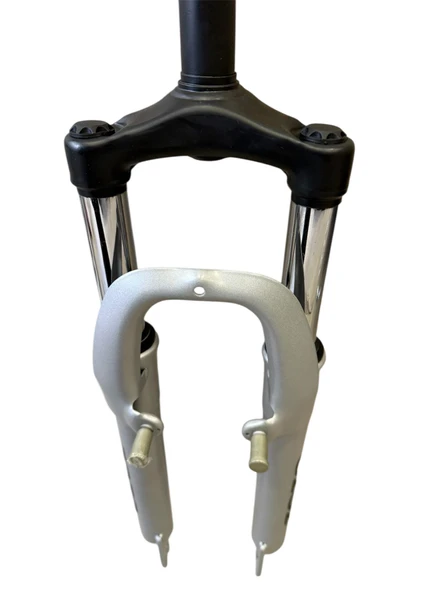 Zoom 27,5" Jant Bisiklet Maşası 1-1/8 QR Amortisörlü Maşa Disk + V-fren Uyumlu Nardo Gri Renk - Resim 3