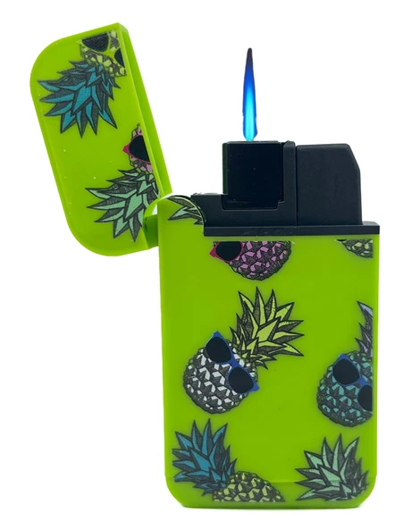 Zengaz Cool Tasarım Jet Alev Çakmak - Cool Pineapples - Resim 3