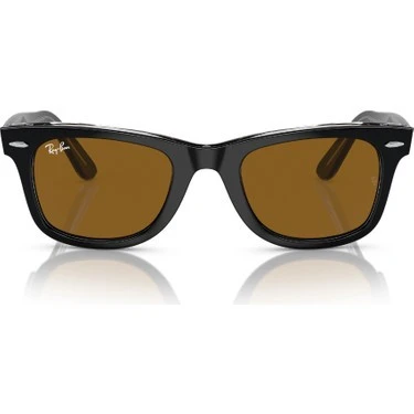 Ray-Ban Wayfarer 2140 129433 Black/Transparent-Brown Güneş Gözlüğü ürün görseli