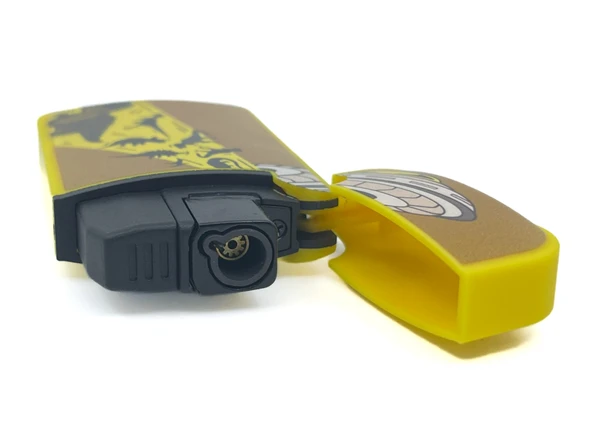 Zengaz Cool Tasarım Jet Alev Çakmak - Ufo Dino Abducting - Resim 4