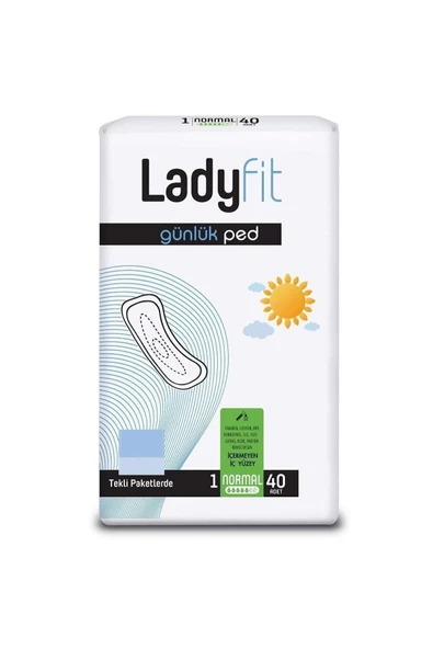 Lady Fit Günlük Ped No: 1 Normal 40 Adet - 2