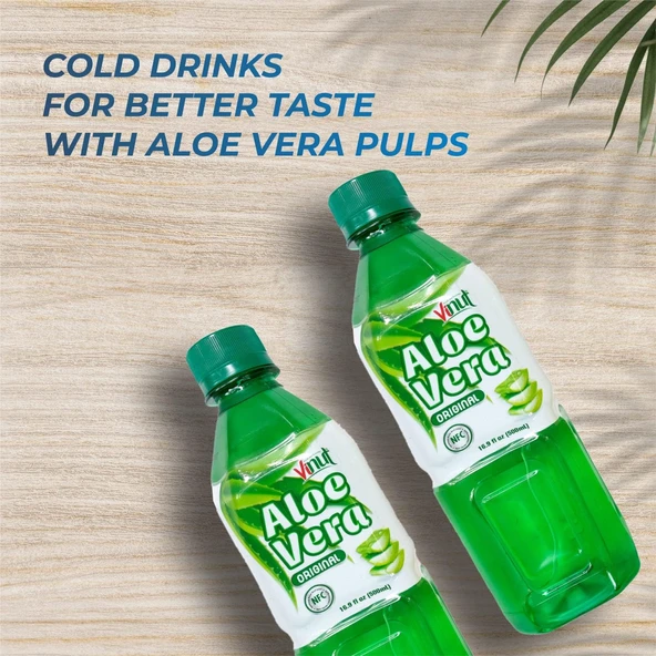 VİNUT ALOE VERA PARÇACIKLI İÇECEK 500 ML X5 ADET - 4
