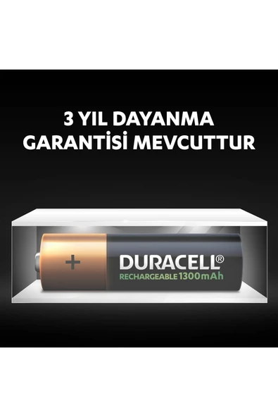 Duracell Şarj Edilebilir Aa 1300 Mah Kalem Pil, 2'li - 8