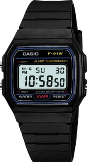 CASIO F-91W-1DG ERKEK KOL SAATİ - Resim 8