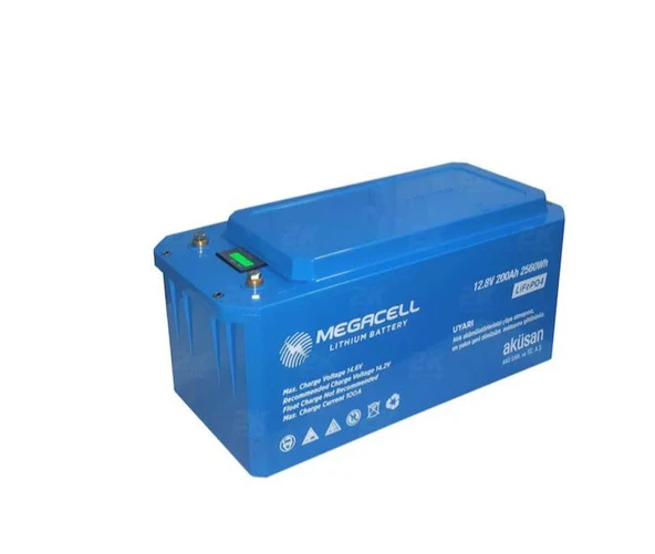 Megacell 12.8 V 200 Ah Marin Abs Lityum Akü ürün görseli