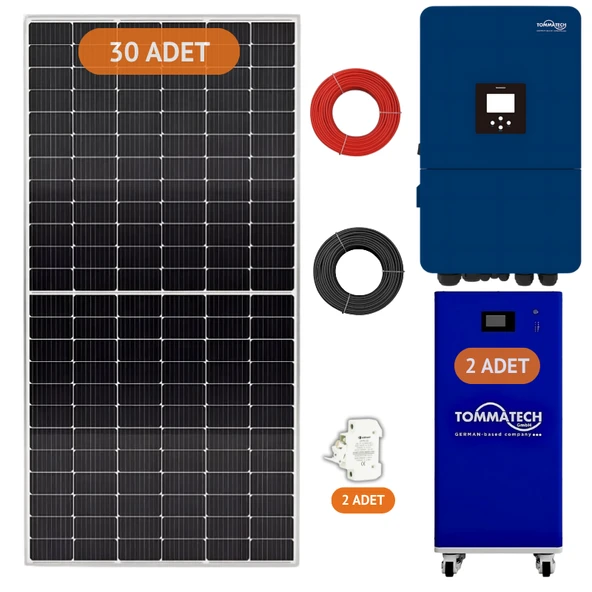 Tommatech 20KW Trifaze Hibrit Lityum Paket ürün görseli