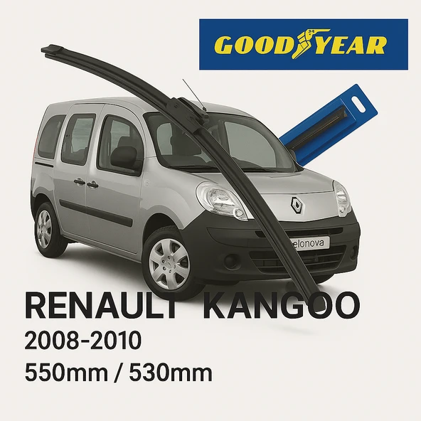 Velonova GOOD YEAR 2’li Set Muz Tipi Silecek Takımı Renault Kangoo 2008-2010  Ön Cam Sileceği ürün görseli