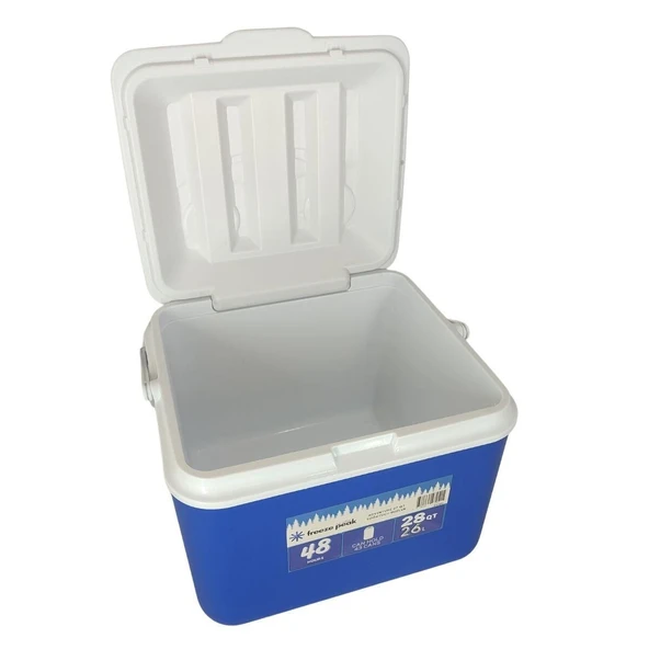 Freeze Peak 26 L Soğutucu Buzluk 28 QT Mavi - Resim 5