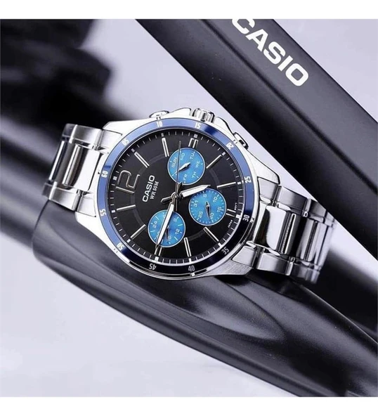 CASIO MTP-1374D-2AVDF ERKEK KOL SAATİ - Resim 4