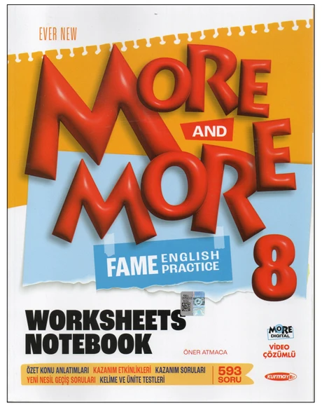 Kurmay Elt More and More Worksheets Notebook ürün görseli 1