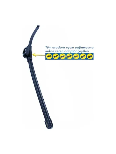 Velonova GOOD YEAR 2’li Set Muz Tipi Silecek Takımı Volkswagen Caddy 2007-2014 Ön Cam Sileceği 600mm-450mm - Resim 5