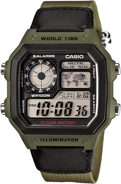 CASIO AE-1200WHB-3BVDF ERKEK KOL SAATİ ürün görseli
