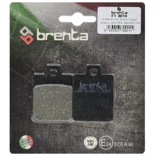 Brenta FT3014 Organik Disk Fren Balata ürün görseli