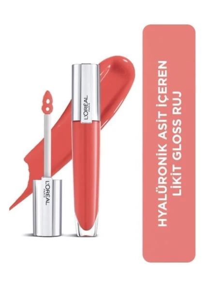 L'Oreal Paris Birilliant Signature Plumping Dudak Parlatıcısı Likit Ruj 410 - 2