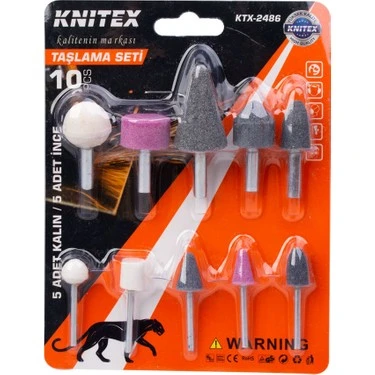 Kinetex Taşlama Seti 10 Parça - 1