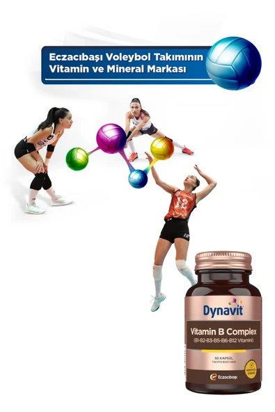 Dynavit Vitamin B Complex 50 Kapsül - Resim 6