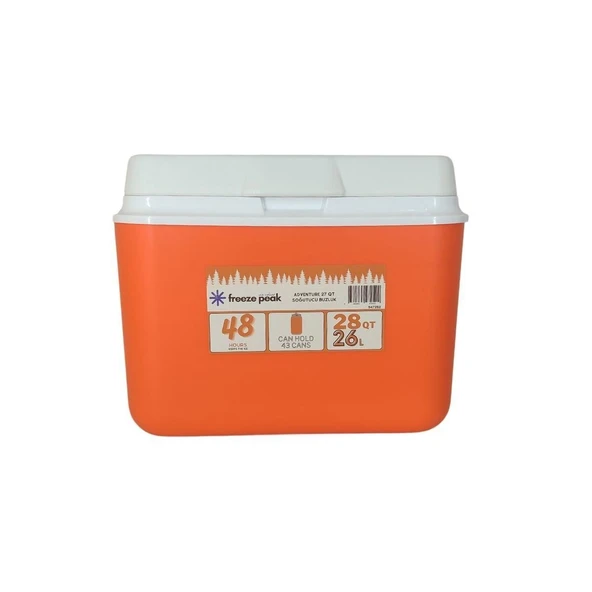 Freeze Peak 26 L Soğutucu Buzluk 28 QT Turuncu ürün görseli