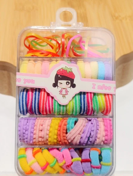 Monalisa Home Lüks Soft Renkler Çoklu Lastik Toka - 1