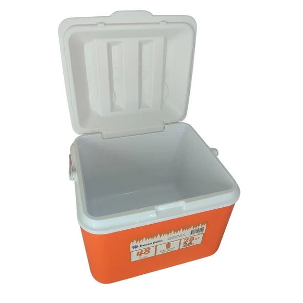 Freeze Peak 26 L Soğutucu Buzluk 28 QT Turuncu - Resim 4