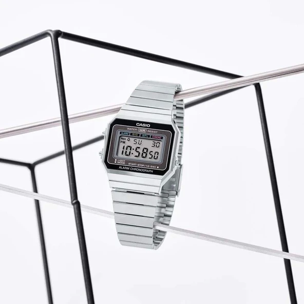 CASIO A700W-1ADF UNİSEX KOL SAATİ - Resim 2