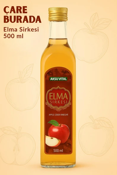 Elma Sirkesi 500 Ml ürün görseli