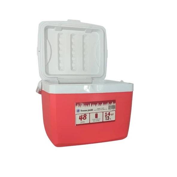 Freeze Peak 13 L Soğutucu Buzluk 14 QT Kırmızı - Resim 2