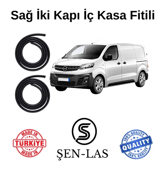 Opel Vivaro Panelvan (2020-2024) Şen-Las Sağ Ön ve Arka Fitili ŞL39206 ürün görseli 1