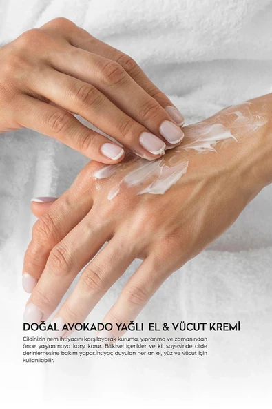 Doğal Avokado Yağlı El ve Vücut Kremi 75 ml - 2