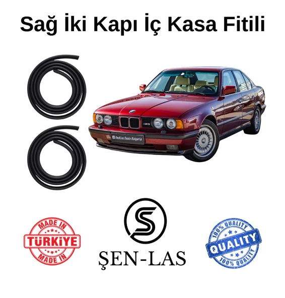 BMW 5 Serisi E34 (1988-1995) Şen-Las Kadifeli Sağ Ön ve Arka Fitili ŞL32209 ürün görseli 1