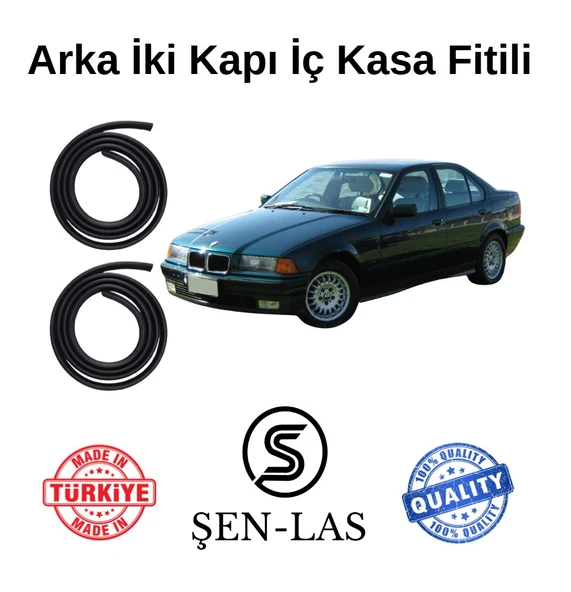 BMW 3 Serisi E36 (1992-1998) Şen-Las Kadifeli Arka İki Kapı Fitili ŞL32307 ürün görseli 1