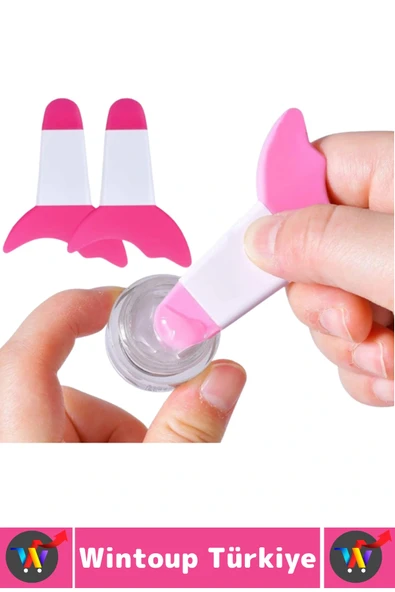 Kompakt Makyaj Hatası Önleyen Maskara Eyeliner Kolaylaştıran Yumuşak Silikon Göz Makyajı Yardımcısı - 2