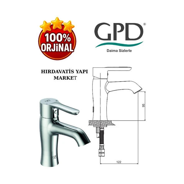 GPD MLB75 Felis Lavabo Bataryası - Resim 3
