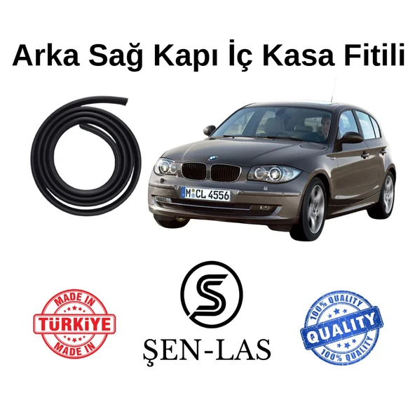 BMW 1 Serisi E87 (2004-2011) Şen-Las Kadifeli Sağ Arka Kapı Fitili ŞL32803 ürün görseli 1