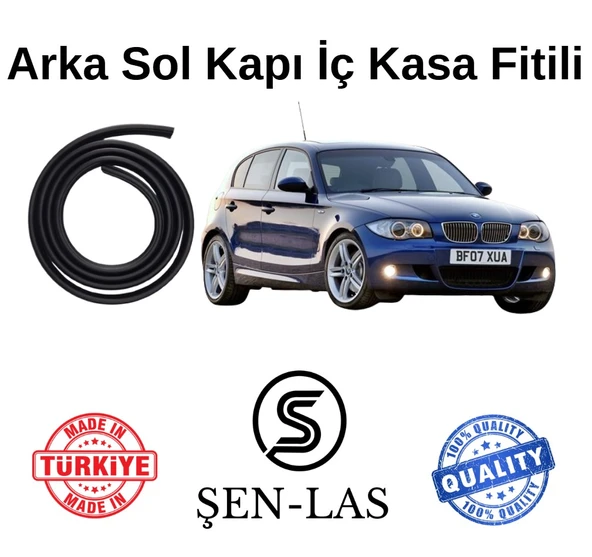 BMW 1 Serisi E81 (2007-2012) Şen-Las Kadifeli Sol Arka Kapı Fitili ŞL32704 ürün görseli 1