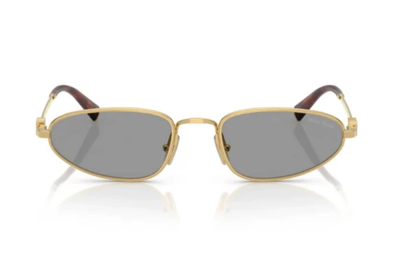 MIU MIU A52S Gold Kadın Güneş Gözlüğü - Resim 2