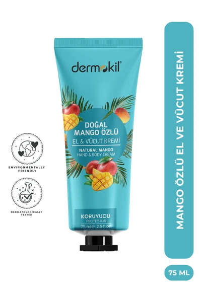 Doğal Mango Özlü El ve Vücut Kremi 75 ml
