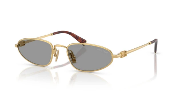 MIU MIU A52S Gold Kadın Güneş Gözlüğü ürün görseli 1