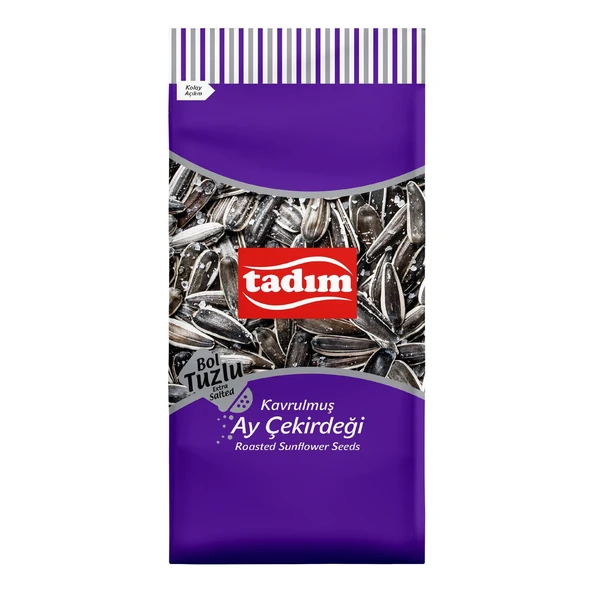 Tadım Ayçekirdeği 180 gr Kavrulmuş Siyah ve Bol Tuzlu 24 lu Karma Paket - Resim 3