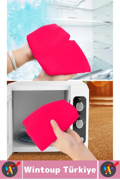 Premium Elastik Kadın Erkek Rahatlatıcı Soğuk Sıcak Kompress Jel Dolu Mıgren Ağrı Uyku Kafa Bandı - 2