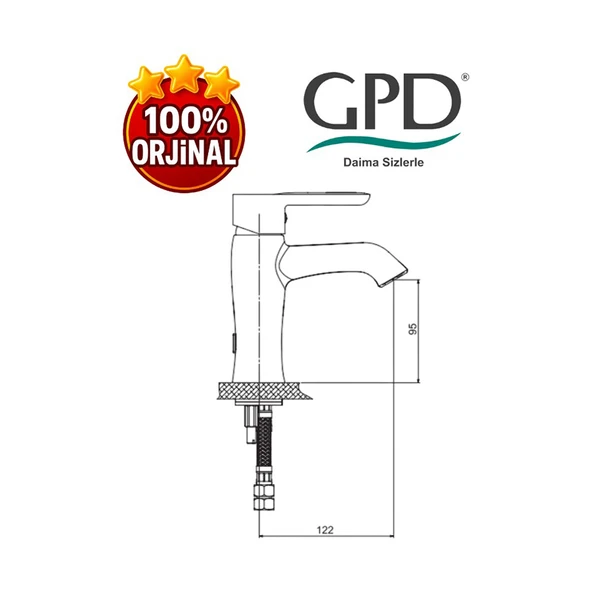 GPD MLB75 Felis Lavabo Bataryası - Resim 2