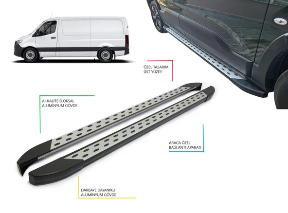 SPRİNTER KISA ŞASE NOKTALI YAN BASAMAK 2019 2020 2021 2022 2023 2024 2025 2026 2027 ürün görseli 1