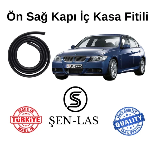 BMW 3 Serisi E90 (2006-2013) Şen-Las Kadifeli Sağ Ön Kapı Fitili ŞL32901 ürün görseli 1