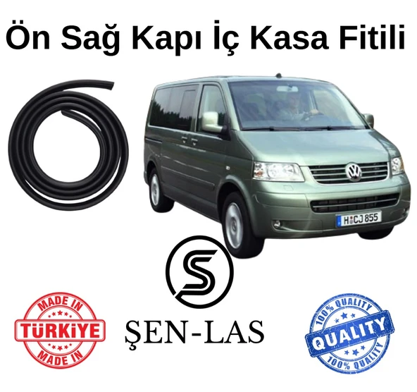 Volkwagen Caravelle T5 Şen-Las Sağ Ön Kapı Fitili ŞL37401 ürün görseli 1