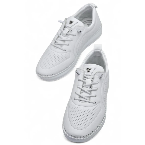 Z094 Tam Ortopedik Taban Günlük Hakiki Deri Kadın Ayakkabı Kadın Casual Ayakkabı - 2