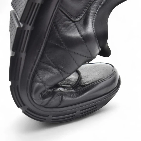 3216 Ortopedik Taban Günlük Hakiki Deri Erkek Ayakkabı Kauçuk Taban Casual Ayakkabı - 7