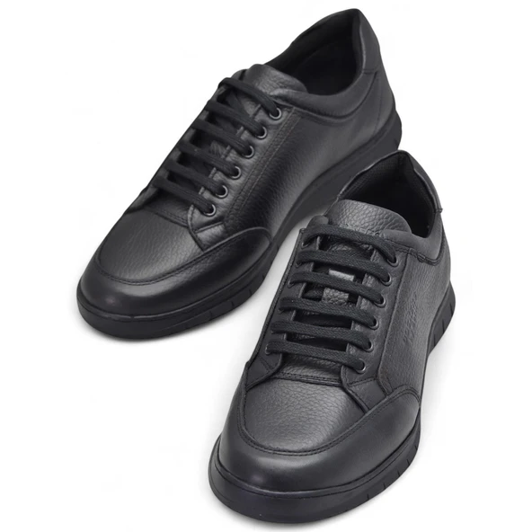 1259D Ortopedik Taban Günlük Hakiki Deri Erkek Ayakkabı Casual Erkek Deri Ayakkabı - Resim 4