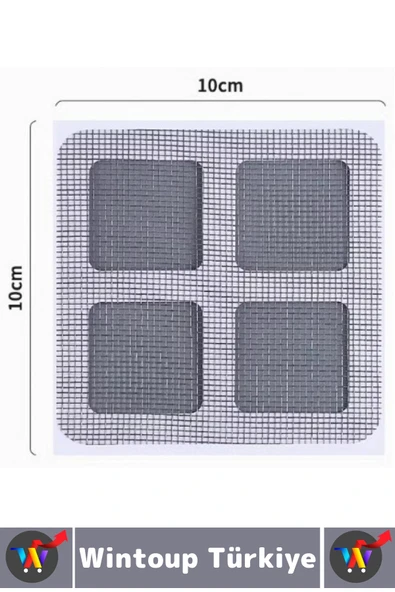 Kendinden Yapışkanlı Koku Önleyici Banyo Lavabo Gider Süzgeci Sineklik Onarım Tamir Kiti 100 Adet - 4