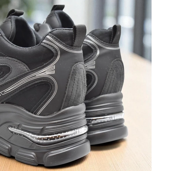 Full Ortopedik Taban Günlük Kadın Spor Ayakkabı Kalın Taban İçten Dolgu Taban  Guja 24K450 - 12