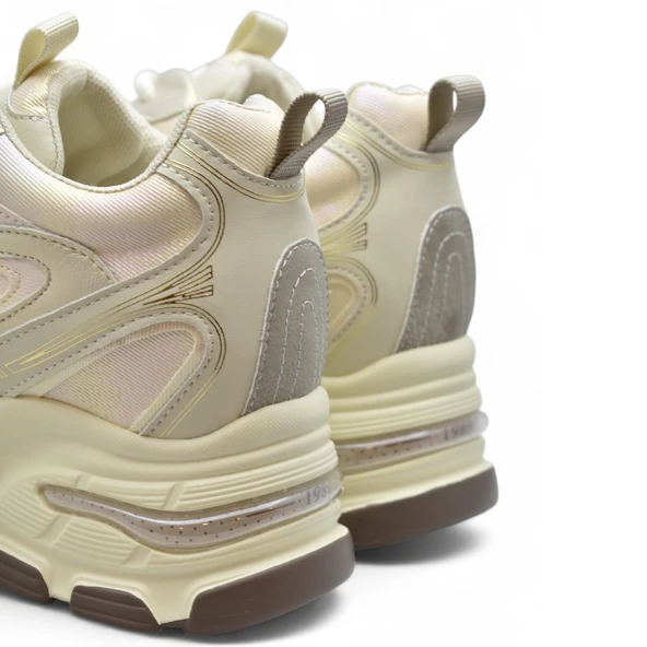 Full Ortopedik Taban Günlük Kadın Spor Ayakkabı Kalın Taban İçten Dolgu Taban  Guja 24K450 - 6