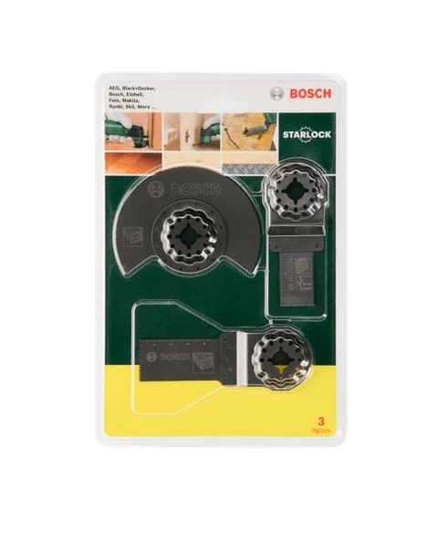 3 PARÇA STARLOCK TESTERE BIÇAK SETİ - BOSCH ürün görseli 1